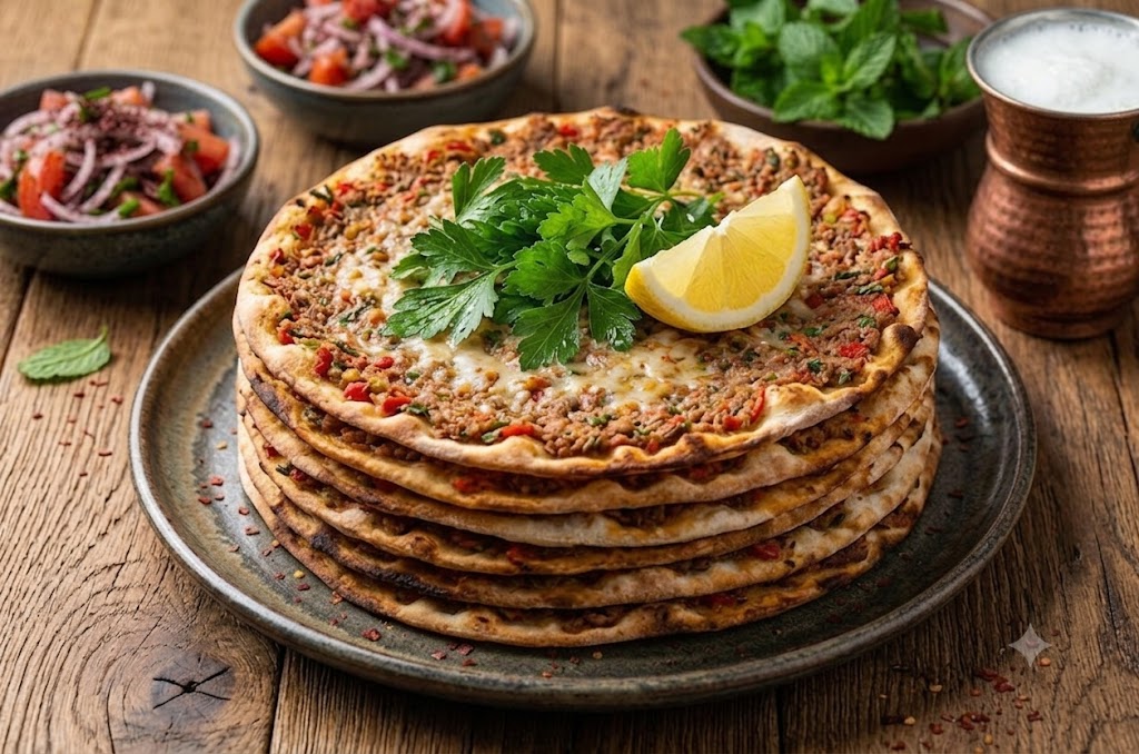 Kaşarlı Lahmacun